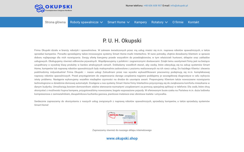 P.U.H. OKUPSKI