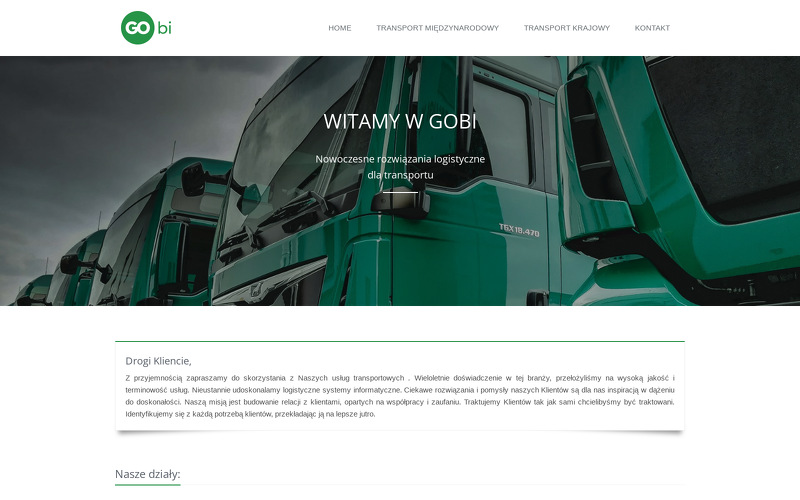 GOBI TRANSPORT SP Z O O